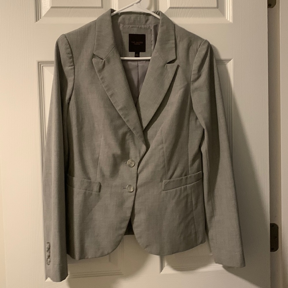 The Limited Gray Womens Blazer